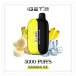 Banana Ice - IGET Moon 5000 Puffs | New Arrival