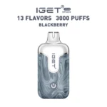 Blackberry - IGET Halo Vape Kit 3000 Puffs - IGET Vape Shop