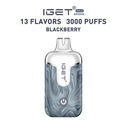 Blackberry - IGET Halo Vape Kit 3000 Puffs - IGET Vape Shop