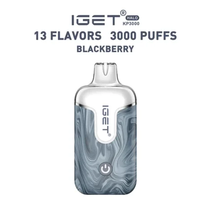 Blackberry - IGET Halo Vape Kit 3000 Puffs - IGET Vape Shop