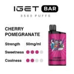 Cherry Pomegranate IGET Bar 3500 Puffs Low To $29.9