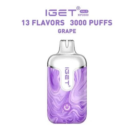 Grape - IGET Halo Vape Kit 3000 Puffs - IGET Vape Shop