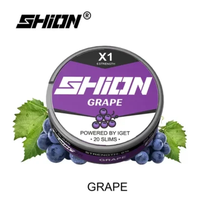 Grape - IGET SHION X1 Nicotine Pouch 6mg - IGET Vape Shop