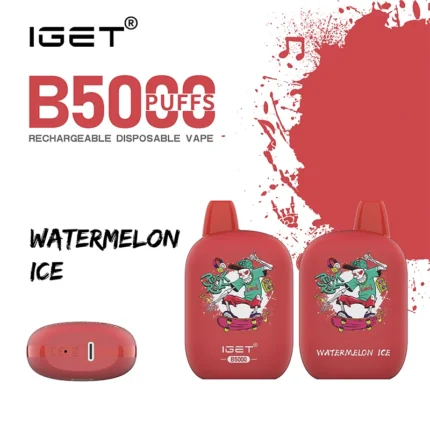 IGET B5000 - Watermelon Ice | IGET Vape Online