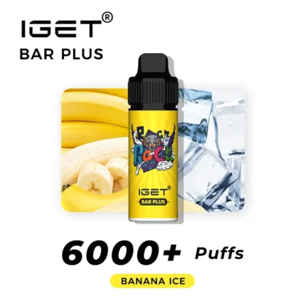 IGET Bar Plus 6000 Puffs - Banana Ice