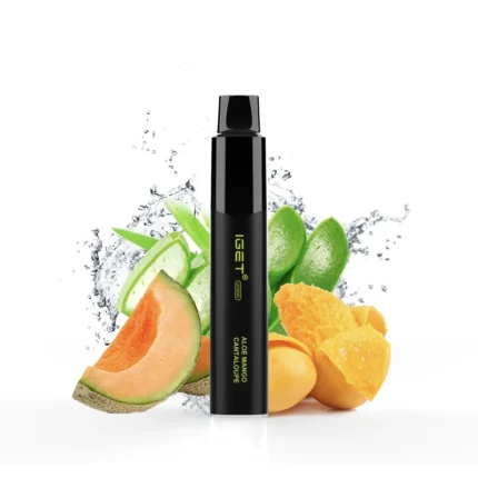 IGET Legend 4000 Puffs - Aloe Mango Cantaloupe Wholesale