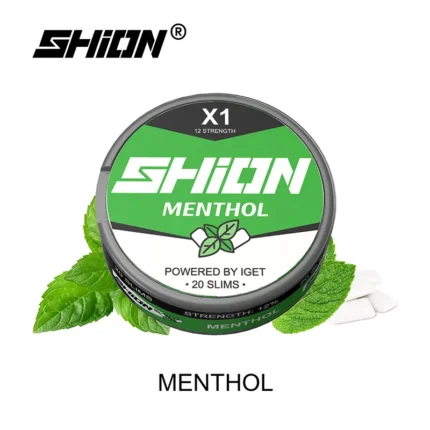 Menthol - IGET SHION X1 Nicotine Pouch 12mg - IGET Vape Shop