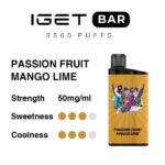 Passion Fruit Mango Lime IGET Bar $29.9 - Sale Now