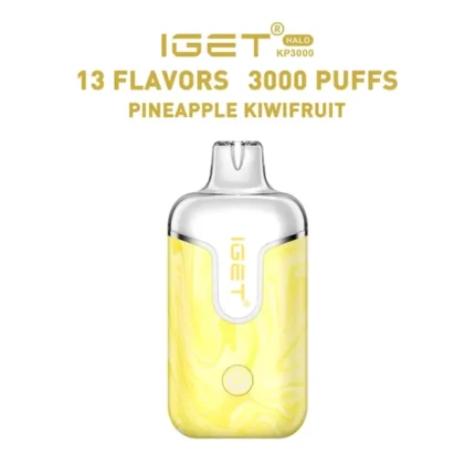 Pineapple Kiwifruit - IGET Halo Vape Kit 3000 Puffs - IGET Vape Shop