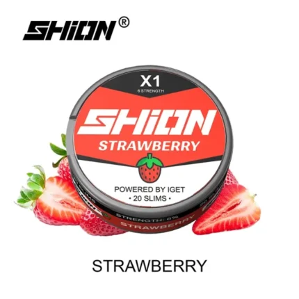 Strawberry - IGET SHION X1 Nicotine Pouch 6mg - IGET Vape Shop