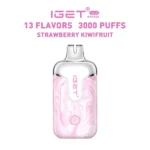 Strawberry Kiwifruit - IGET Halo Vape Kit 3000 Puffs