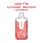Watermelon - IGET Halo Vape Kit 3000 Puffs - IGET Vape Shop